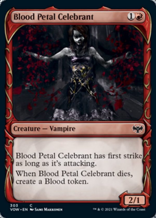 Blood Petal Celebrant (Showcase Fang Frame) [Innistrad: Crimson Vow] Online Hot Sale