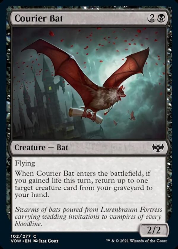 Courier Bat [Innistrad: Crimson Vow] For Cheap