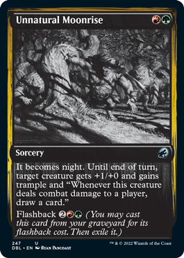 Unnatural Moonrise [Innistrad: Double Feature] Discount