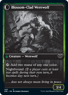 Weaver of Blossoms    Blossom-Clad Werewolf [Innistrad: Double Feature] Discount