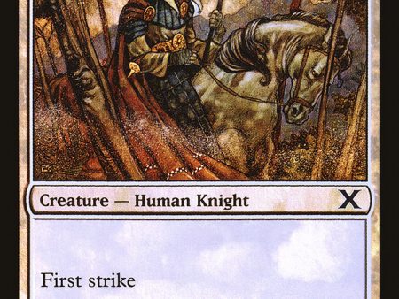 Youthful Knight (Premium Foil) [Tenth Edition] For Cheap