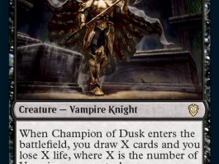 Champion of Dusk [Innistrad: Crimson Vow Commander] For Sale