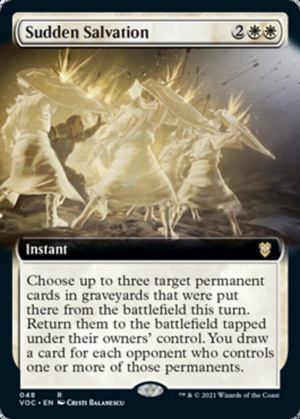 Sudden Salvation (Extended) [Innistrad: Crimson Vow Commander] Fashion