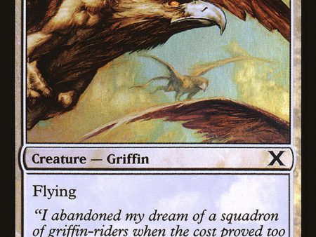 Wild Griffin (Premium Foil) [Tenth Edition] For Discount