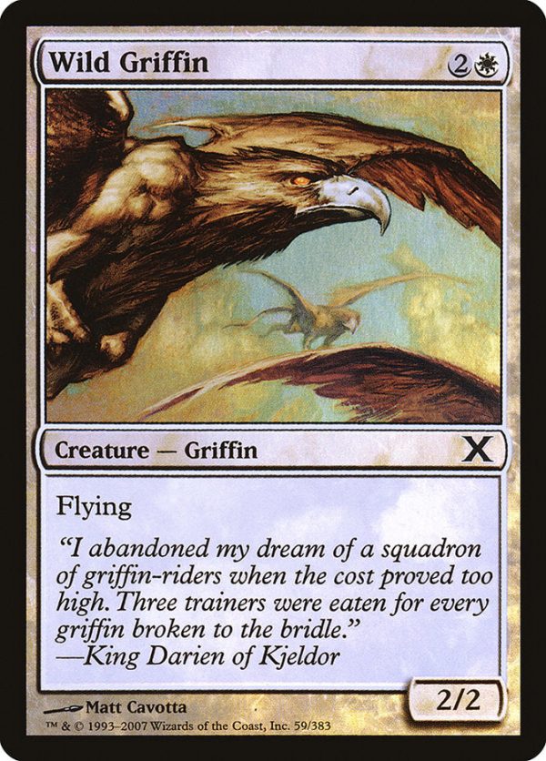 Wild Griffin (Premium Foil) [Tenth Edition] For Discount