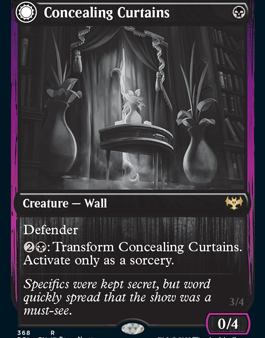 Concealing Curtains    Revealing Eye [Innistrad: Double Feature] Cheap