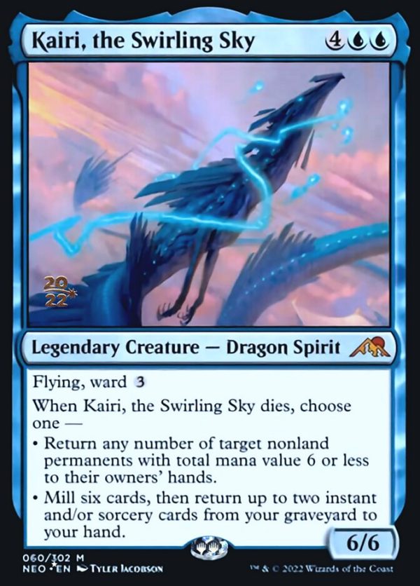 Kairi, the Swirling Sky [Kamigawa: Neon Dynasty Prerelease Promos] For Sale