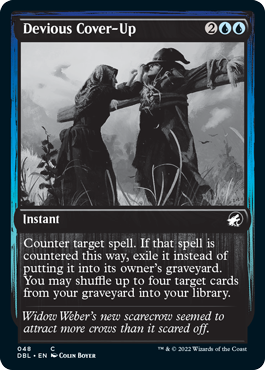 Devious Cover-Up [Innistrad: Double Feature] For Discount