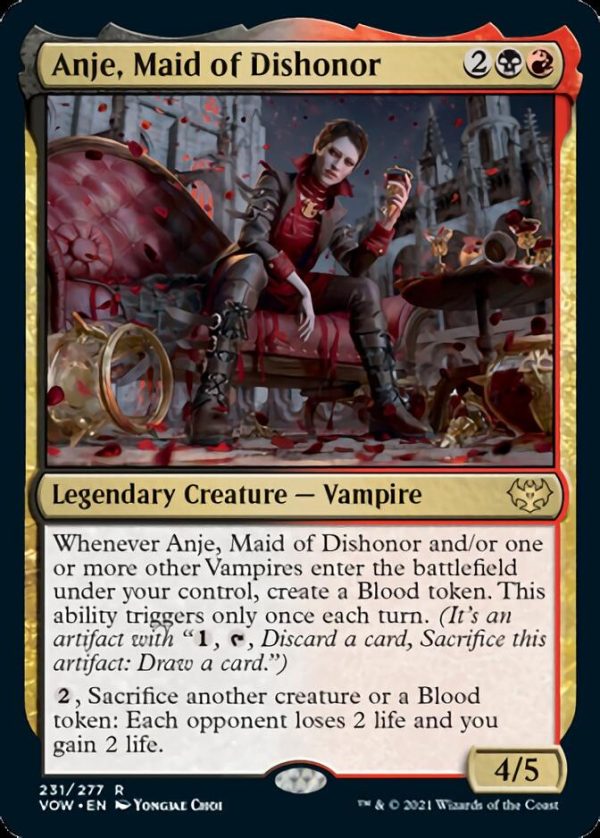 Anje, Maid of Dishonor [Innistrad: Crimson Vow] For Cheap