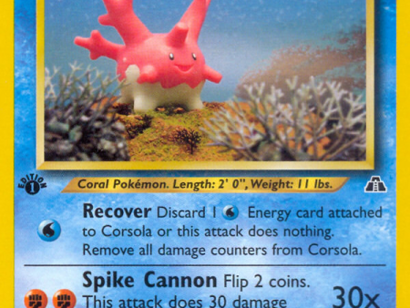 Corsola (37 75) [Neo Discovery 1st Edition] Discount