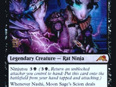 Nashi, Moon Sage s Scion [Kamigawa: Neon Dynasty Prerelease Promos] For Sale