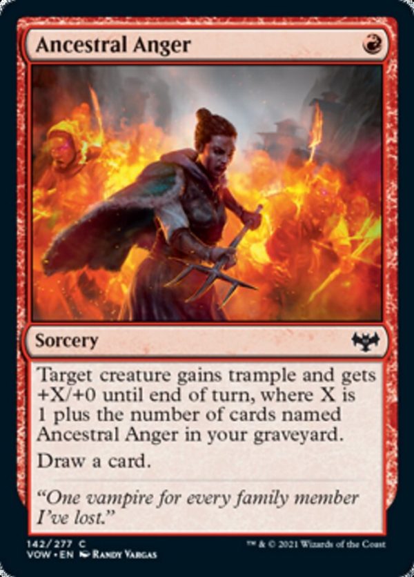 Ancestral Anger [Innistrad: Crimson Vow] For Discount