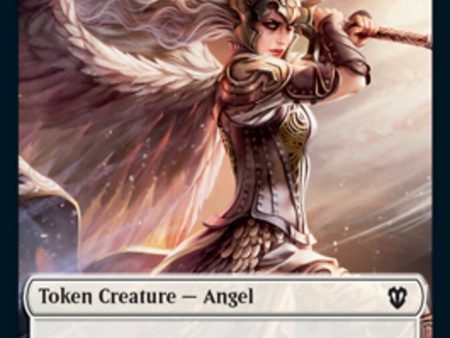 Angel    Clue Double-sided Token [Innistrad: Crimson Vow Commander Tokens] Supply