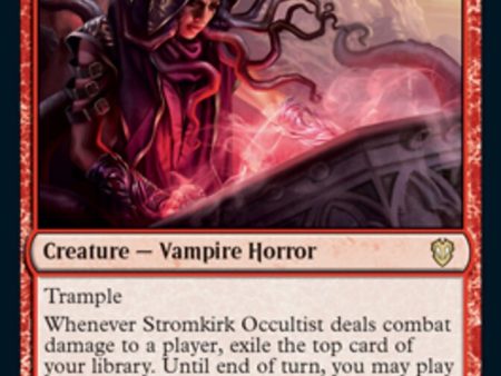 Stromkirk Occultist [Innistrad: Crimson Vow Commander] on Sale